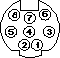 8 pin miniDIN connector